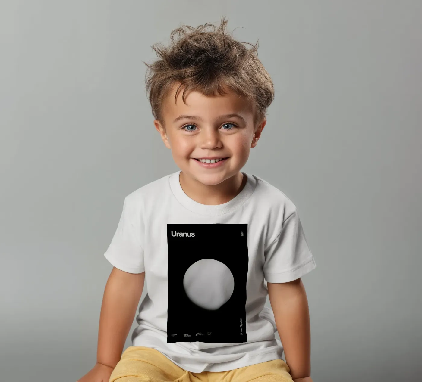 Uranus kinder t-shirt van Florent Bodart