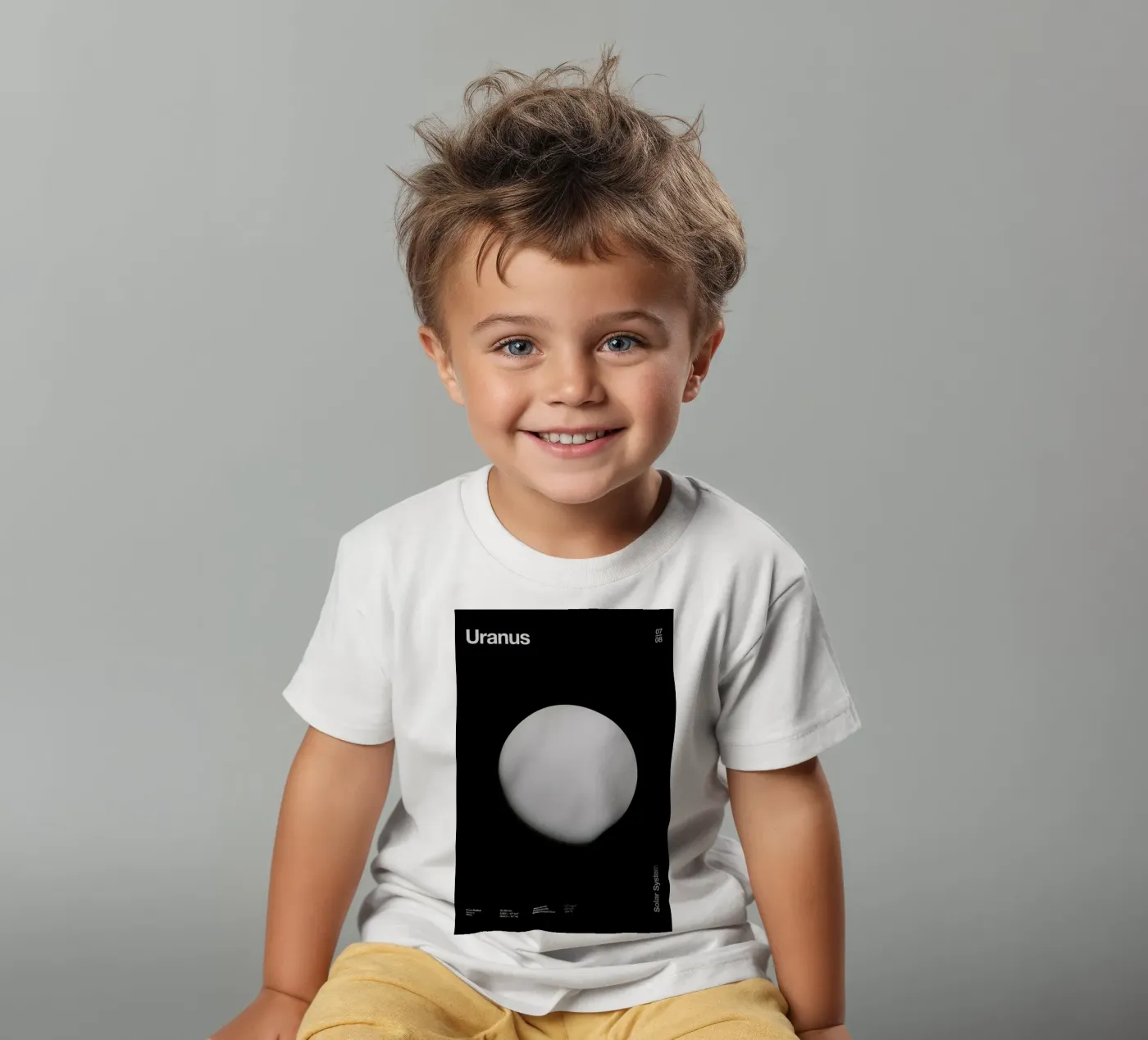 Uranus kinder t-shirt van Florent Bodart