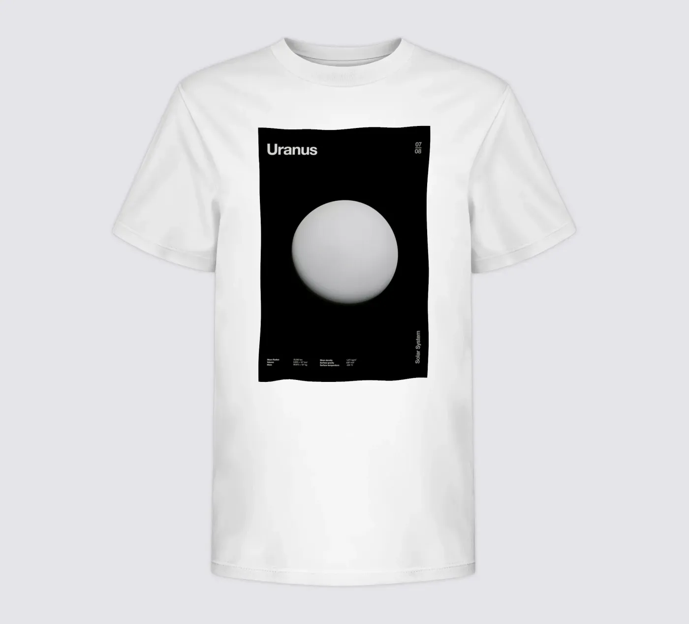 Uranus t-shirt bambini da Florent Bodart