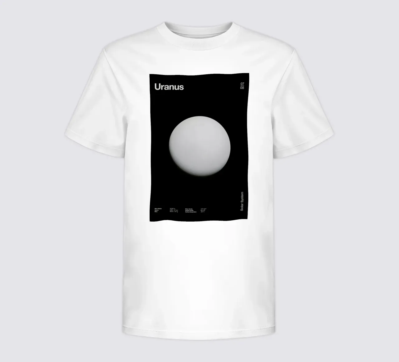 Uranus t-shirt bambini da Florent Bodart