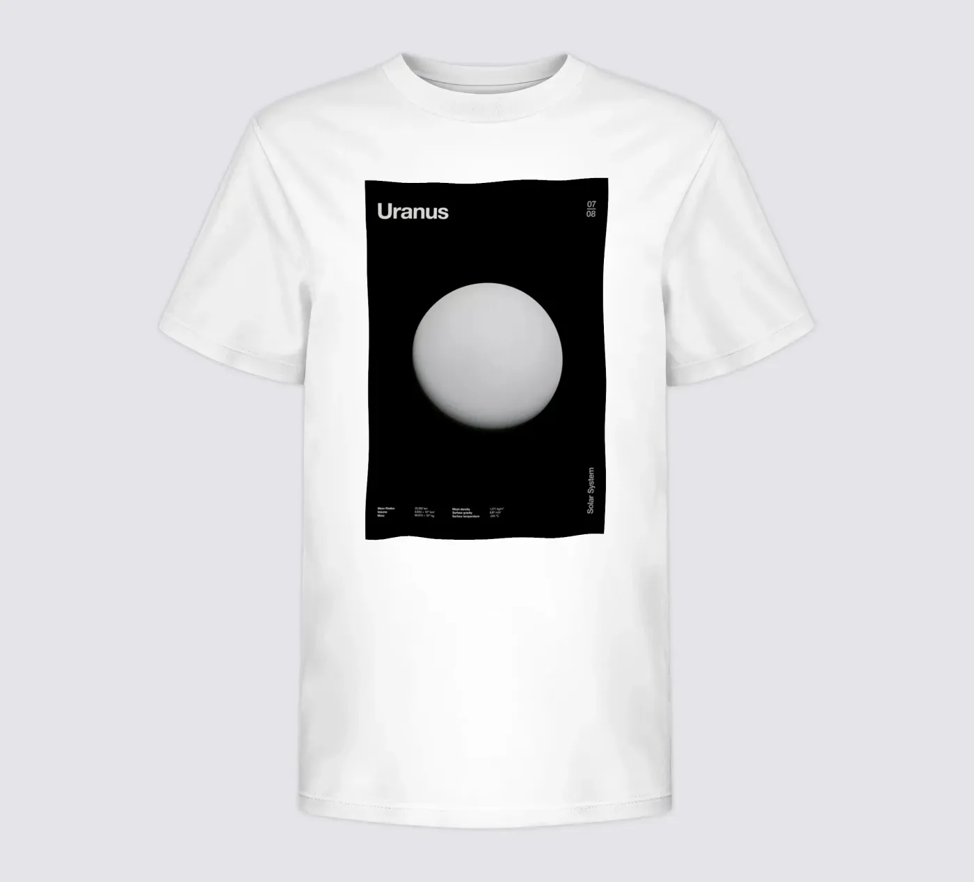 Uranus t-shirt bambini da Florent Bodart