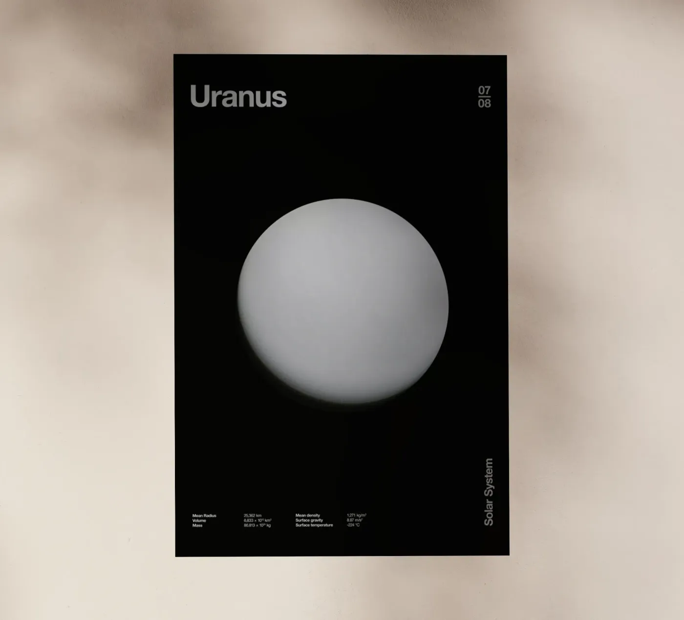 Uranus film rétro-éclairé de Florent Bodart