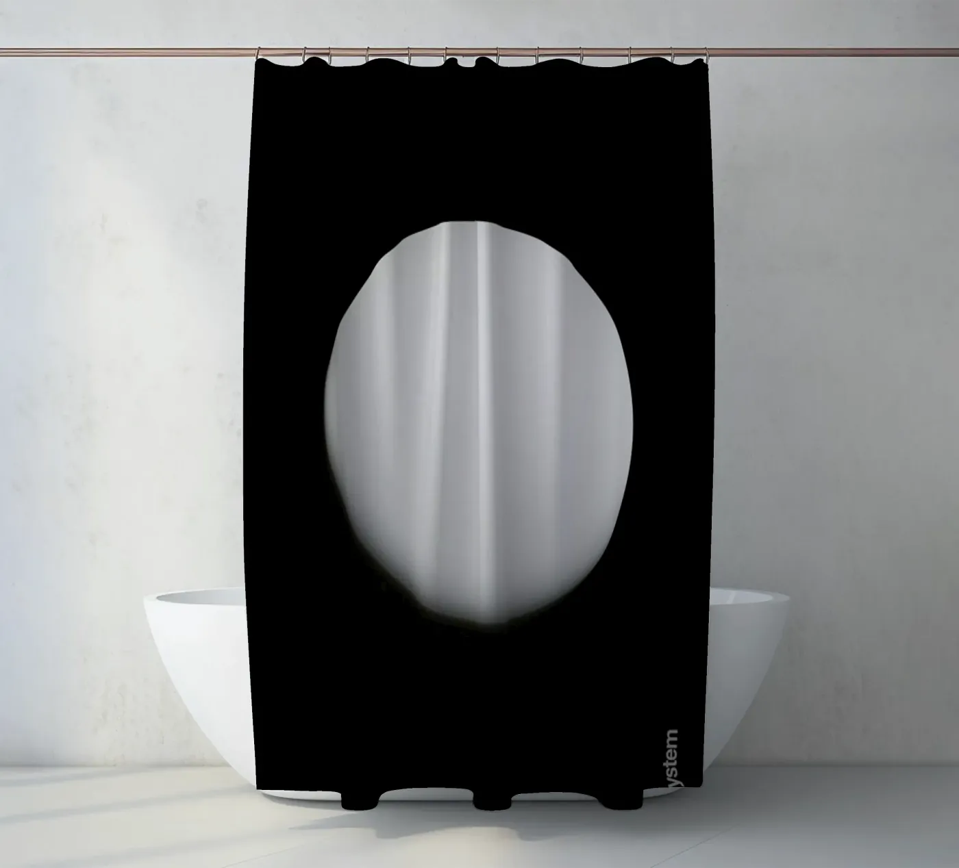 Uranus Duschvorhang von Florent Bodart