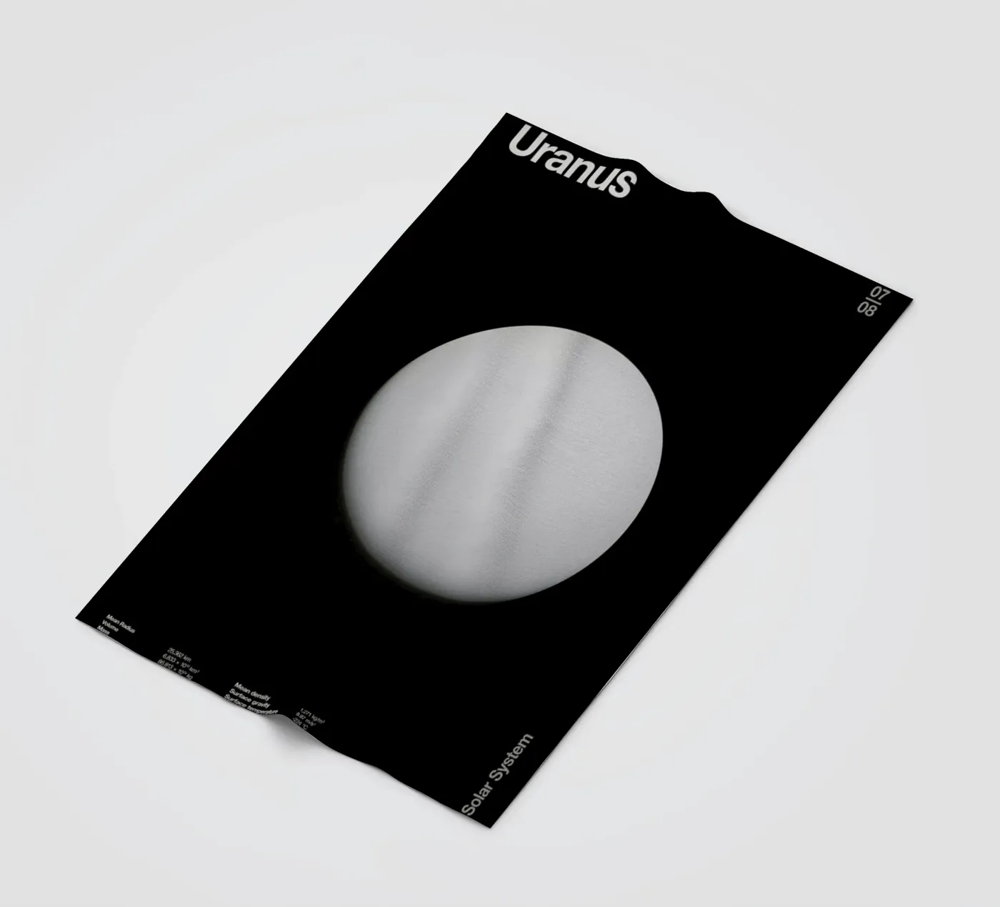 Uranus fleecedeken van Florent Bodart