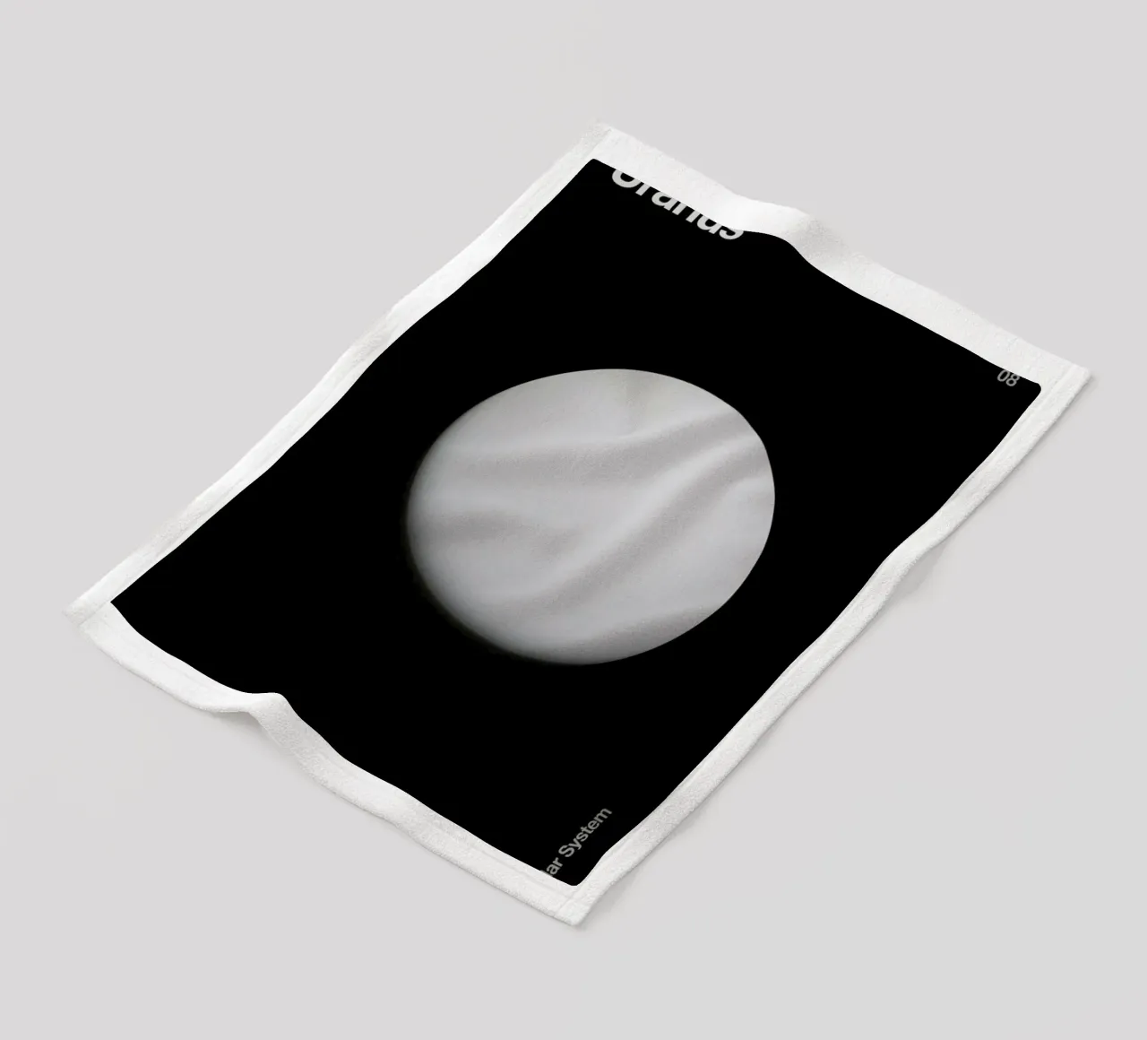 Uranus Fleecedecke von Florent Bodart