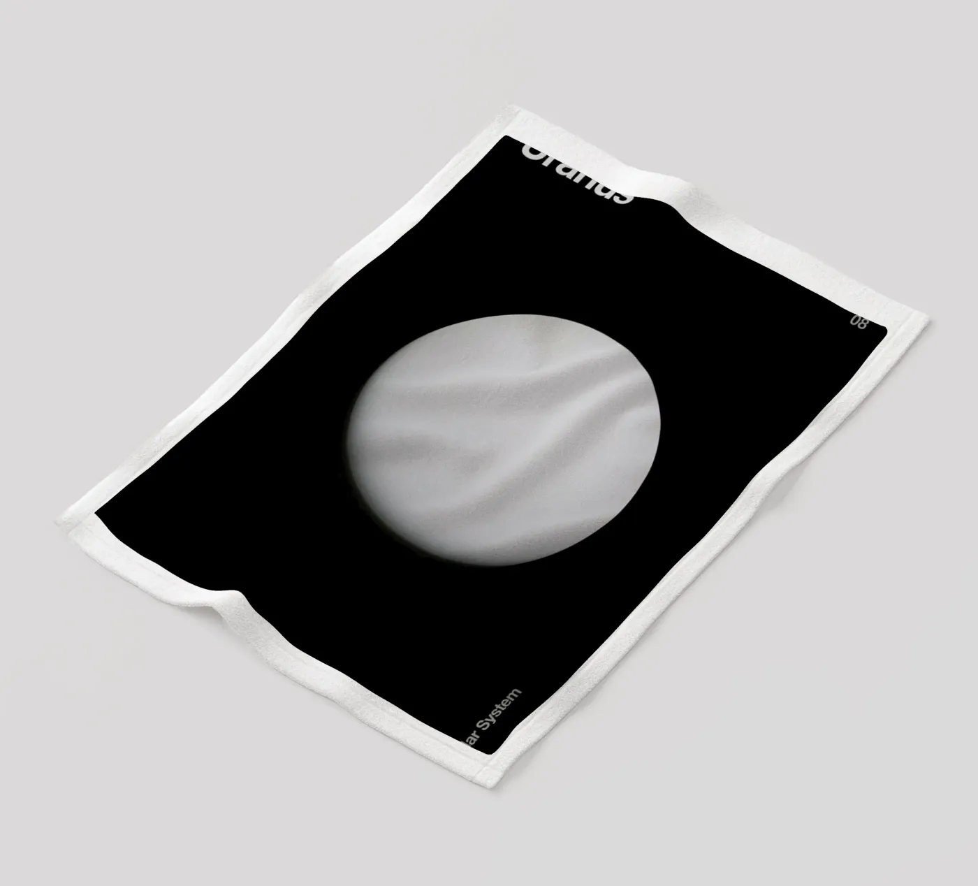 Uranus Fleecedecke von Florent Bodart