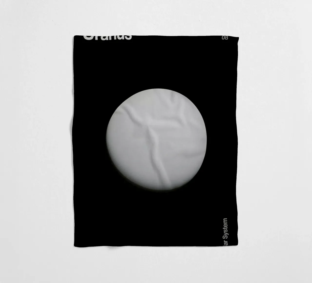 Uranus Fleecedecke von Florent Bodart