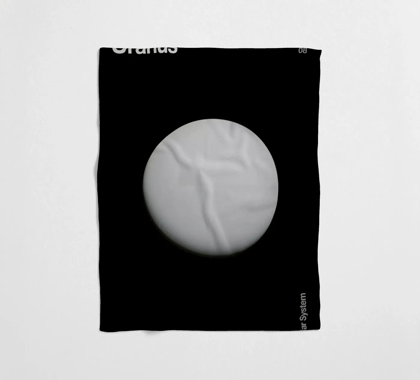 Uranus Fleecedecke von Florent Bodart