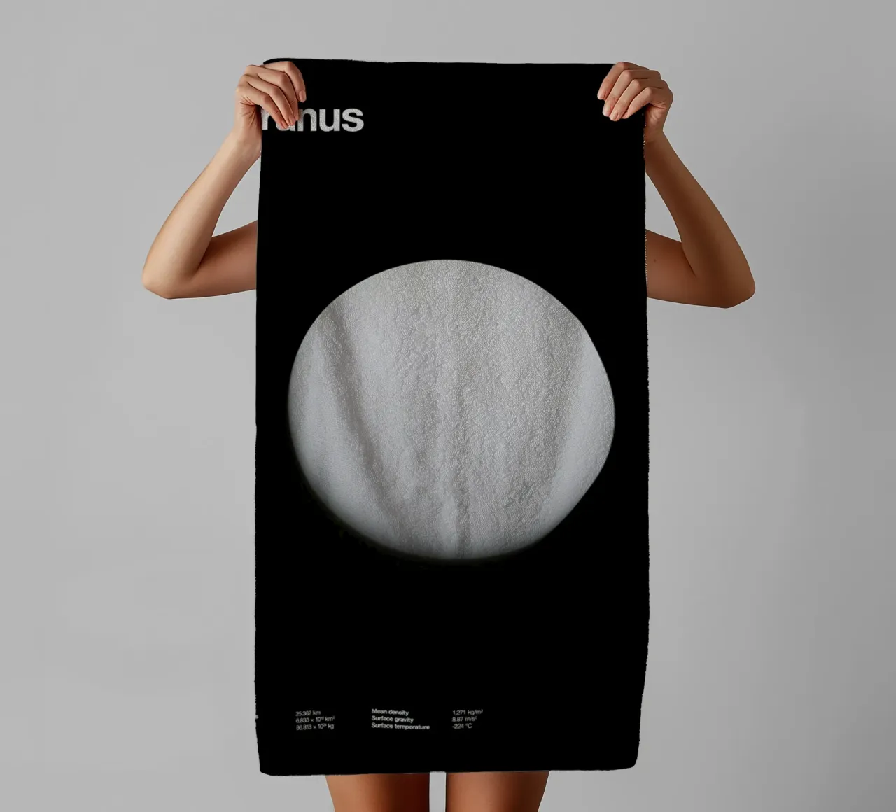 Uranus badhanddoek van Florent Bodart