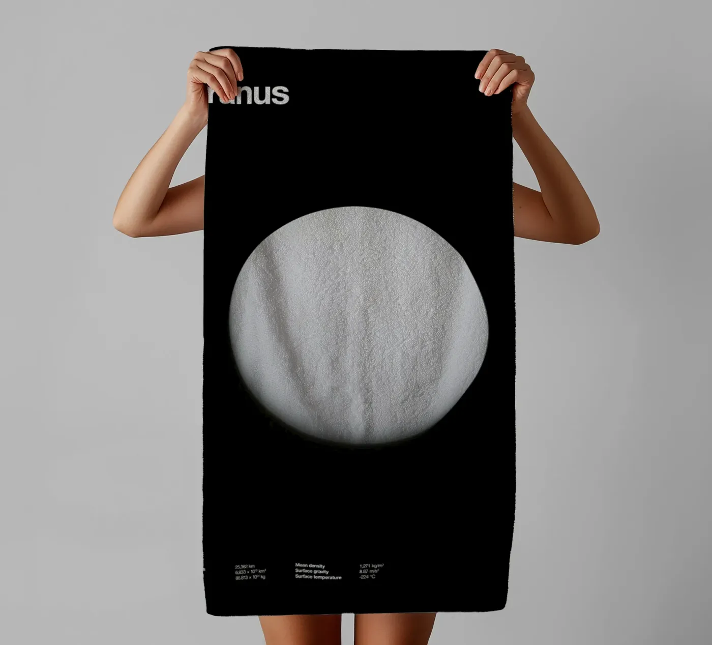 Uranus badhanddoek van Florent Bodart