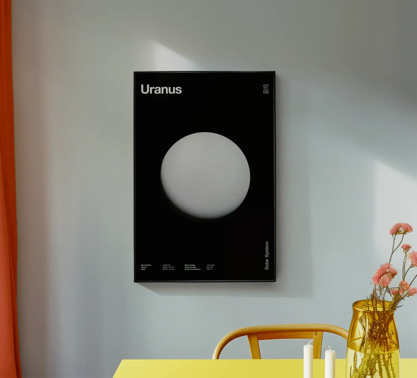 Uranus plexiglass da Florent Bodart