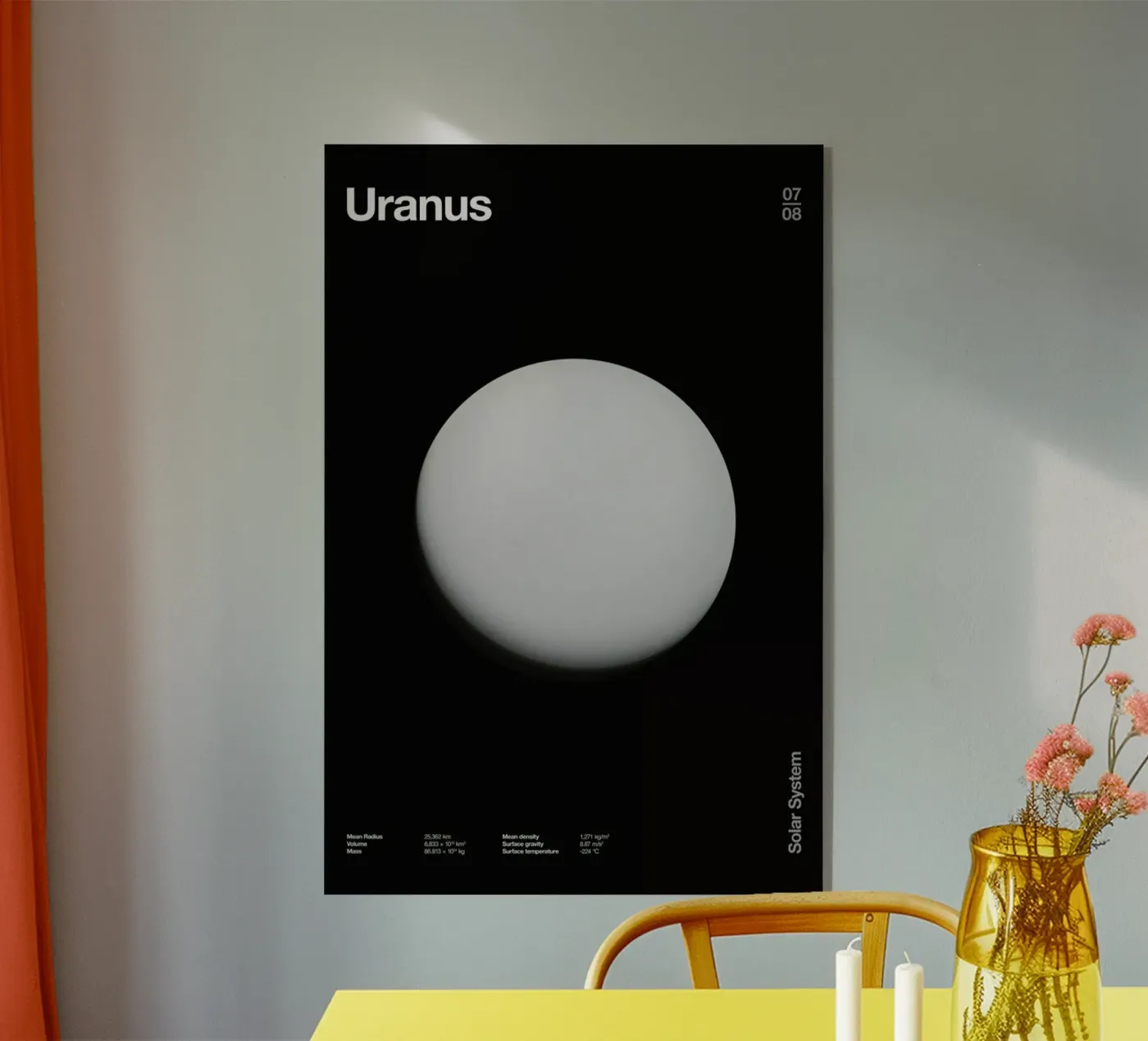 Uranus plexiglass da Florent Bodart