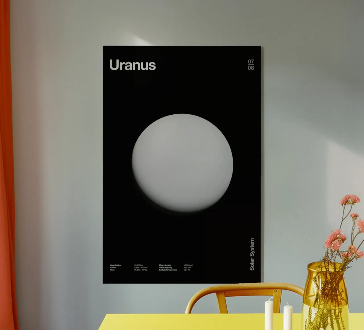 Uranus plexiglass da Florent Bodart