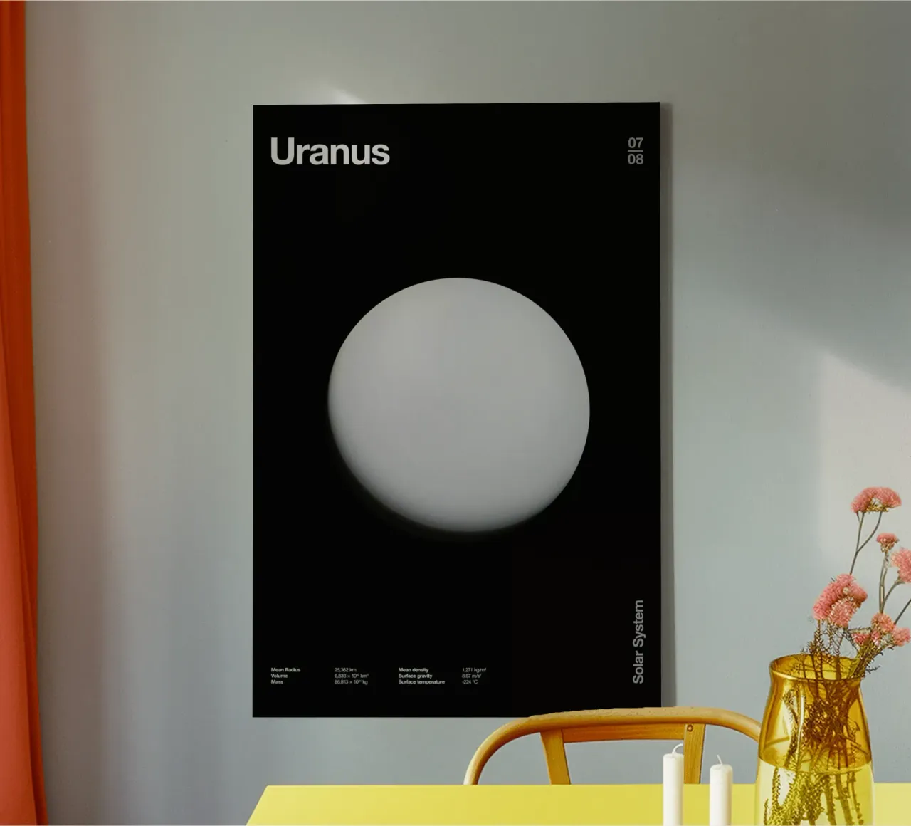 Uranus canvas by Florent Bodart