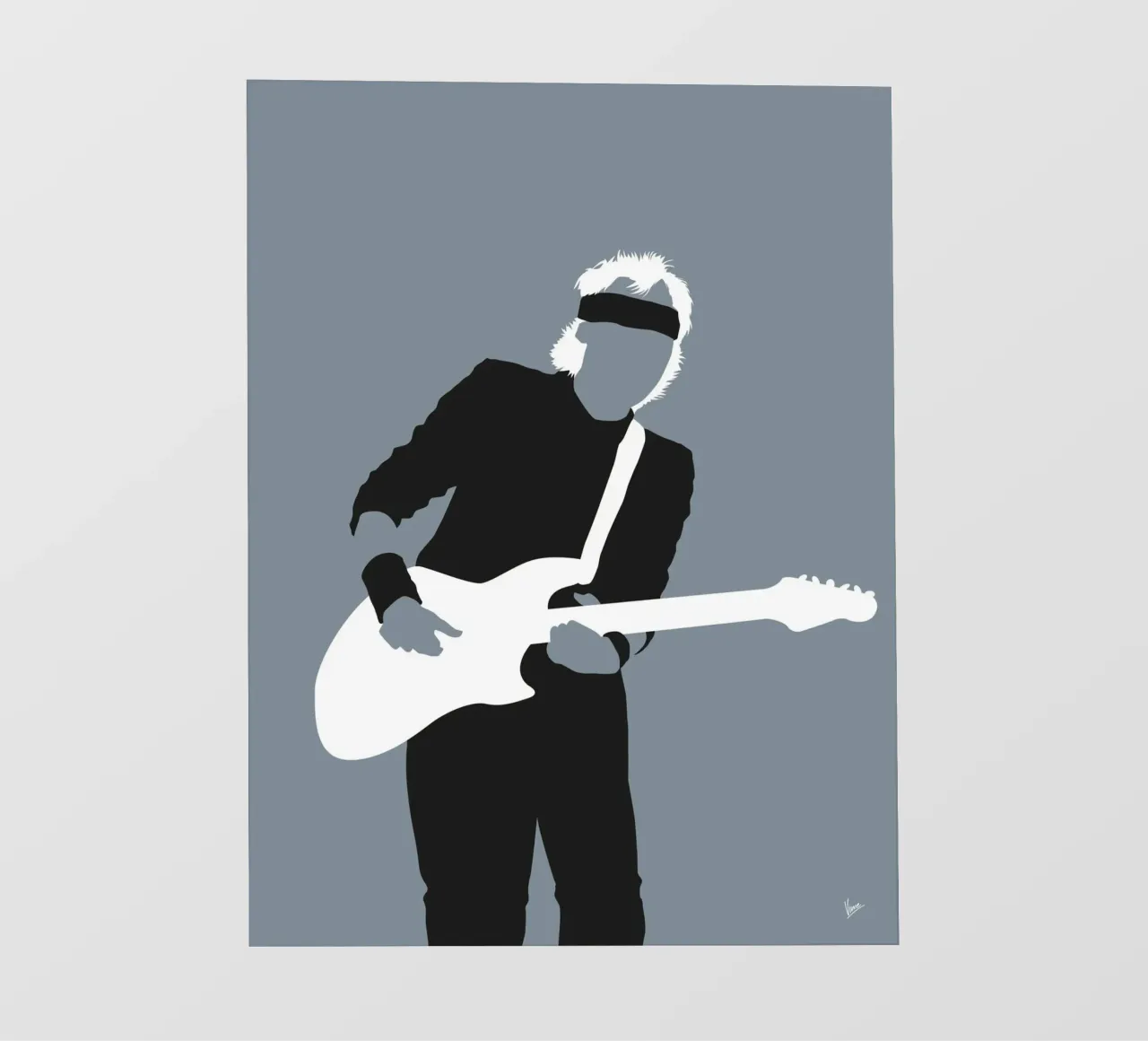 No107 Mark Knopfler telo in pvc da Iconic Rockstars