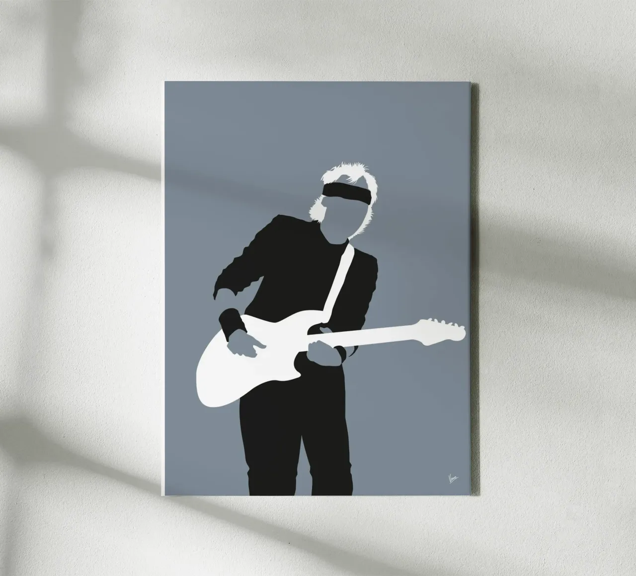 No107 Mark Knopfler tela da Iconic Rockstars