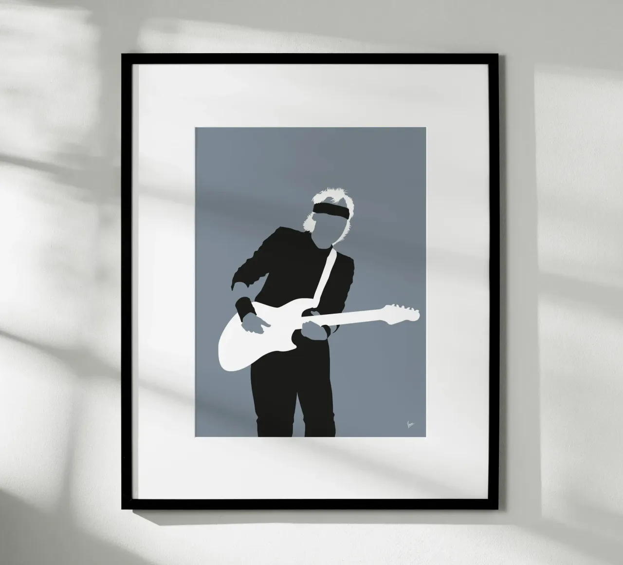 No107 Mark Knopfler poster da Iconic Rockstars