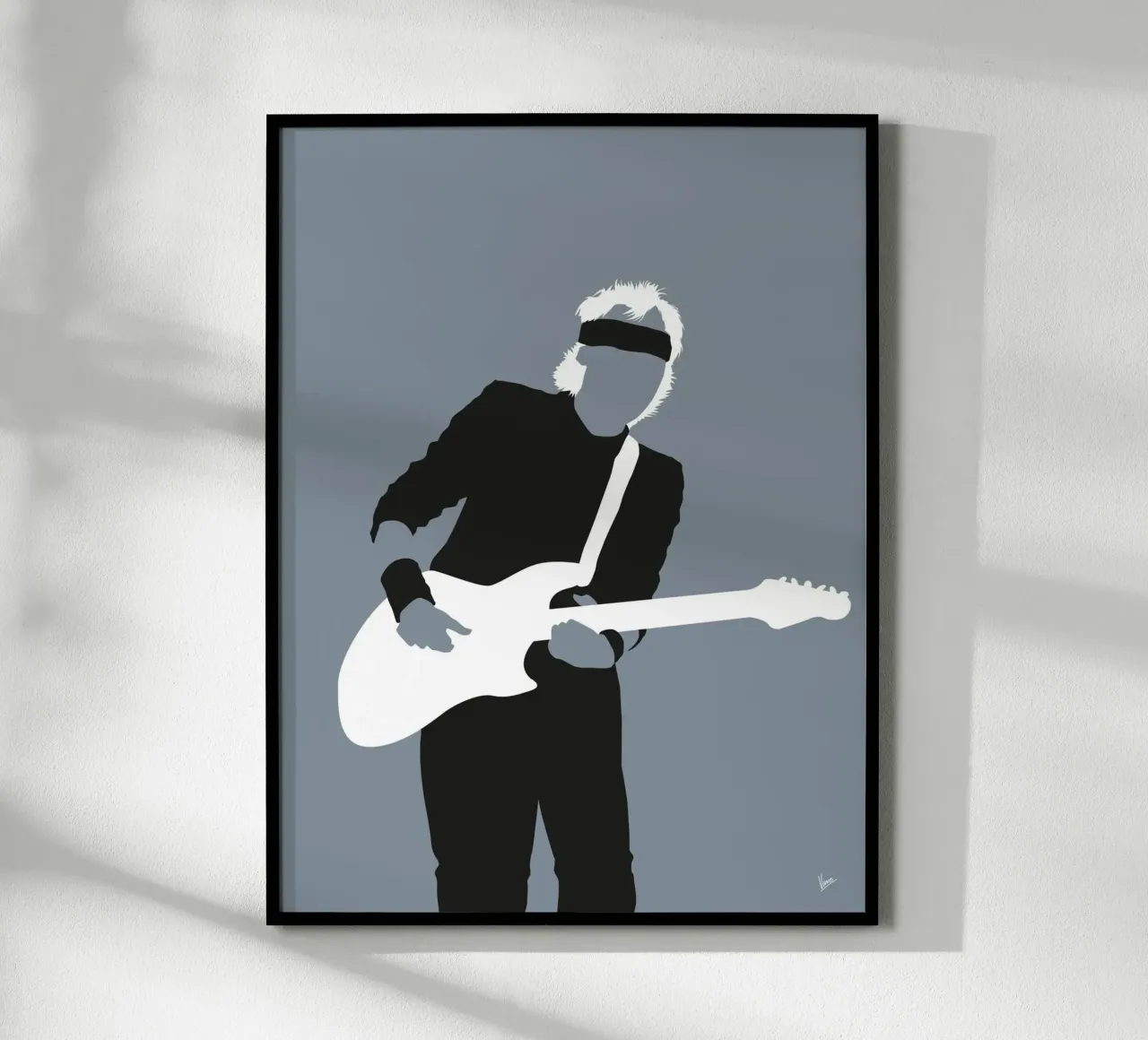 No107 Mark Knopfler poster da Iconic Rockstars
