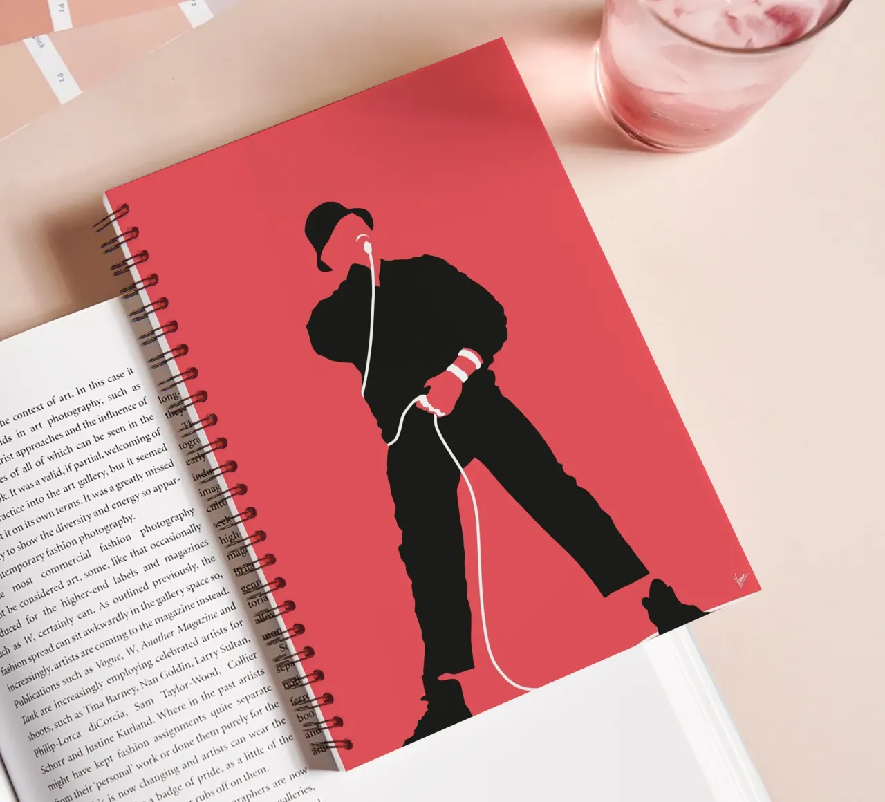 No112 LLCOOLJ spiral notebook by Iconic Rockstars