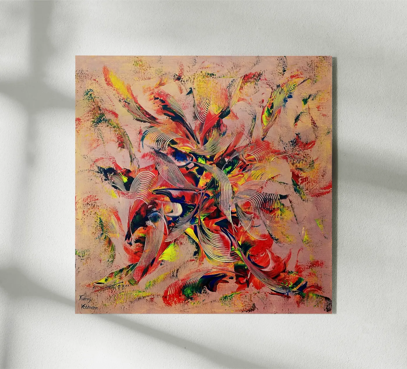 CRAZY ROCK'N ROLL plexiglass da Thierry Vobmann Abstract painting