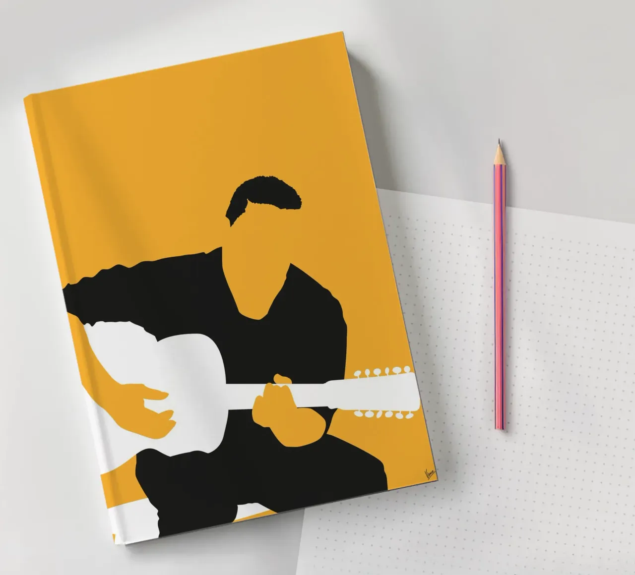 No124 Howlin Wolf notebook by Iconic Rockstars