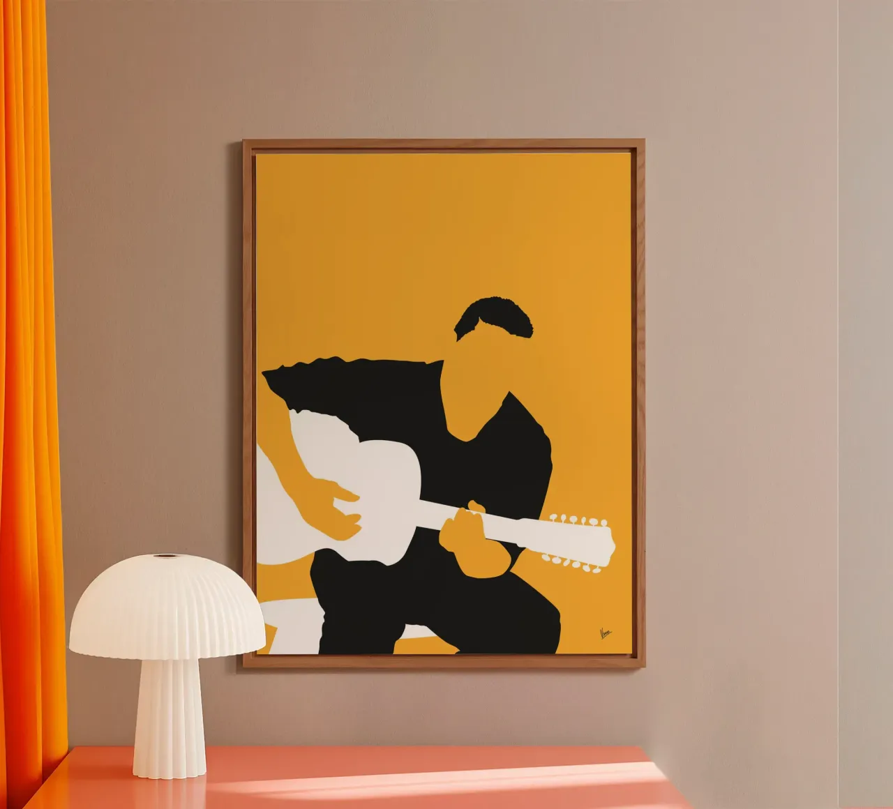 No124 Howlin Wolf alluminio dibond da Iconic Rockstars