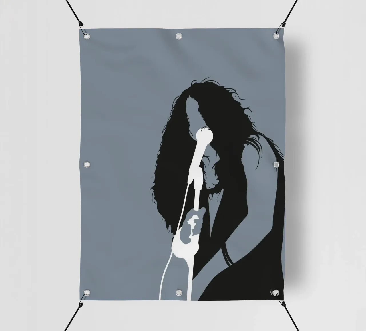 No127 Janis Joplin telo in pvc da Iconic Rockstars