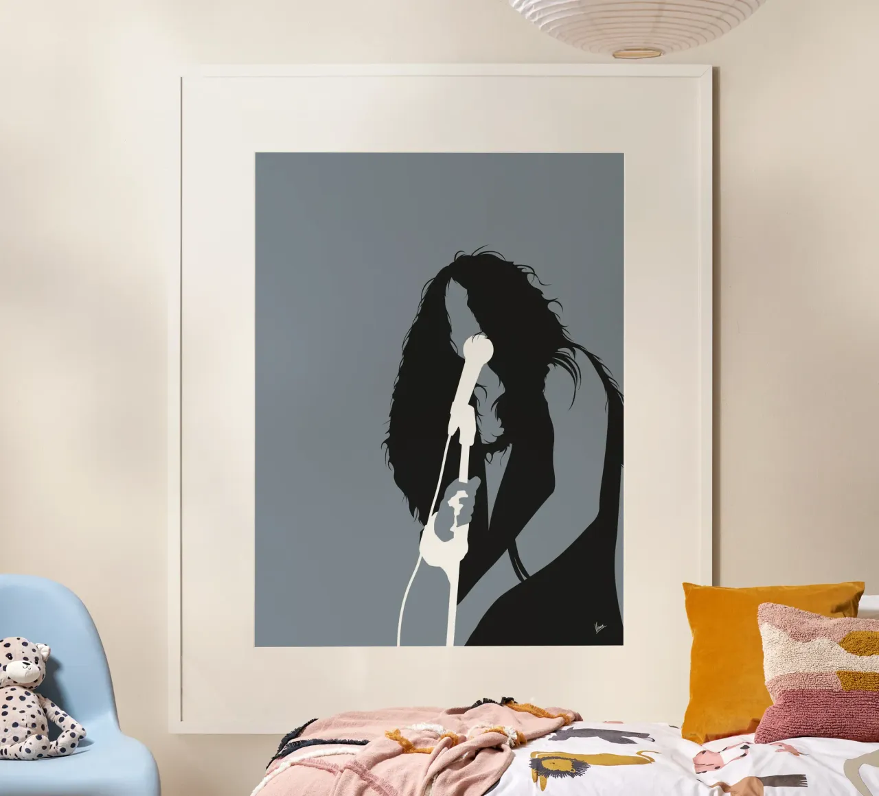 No127 Janis Joplin carta hahnemühle da Iconic Rockstars