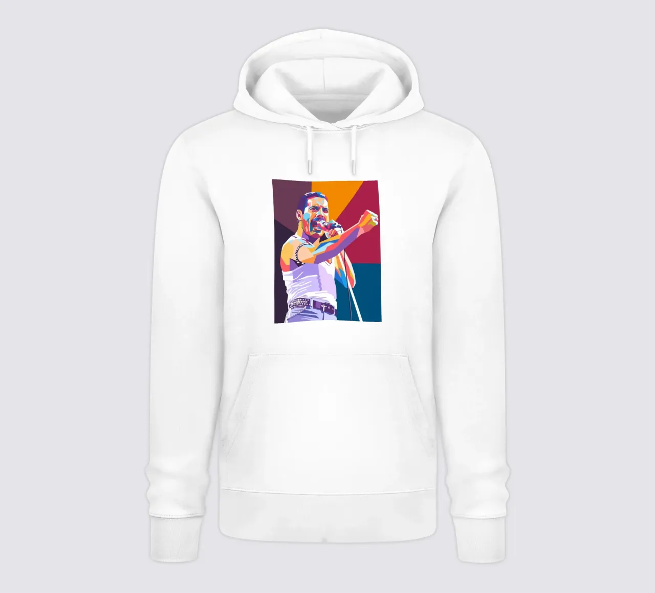Freddie Mercury arte felpa con cappuccio da Hantamrata