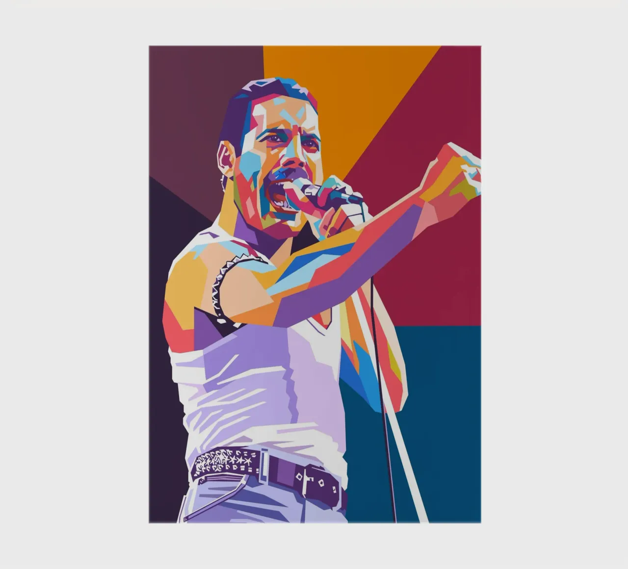 Freddie Mercury art notebook by Hantamrata