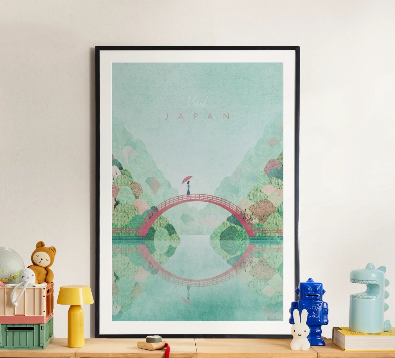 Japan, Autumn Poster von Henry Rivers