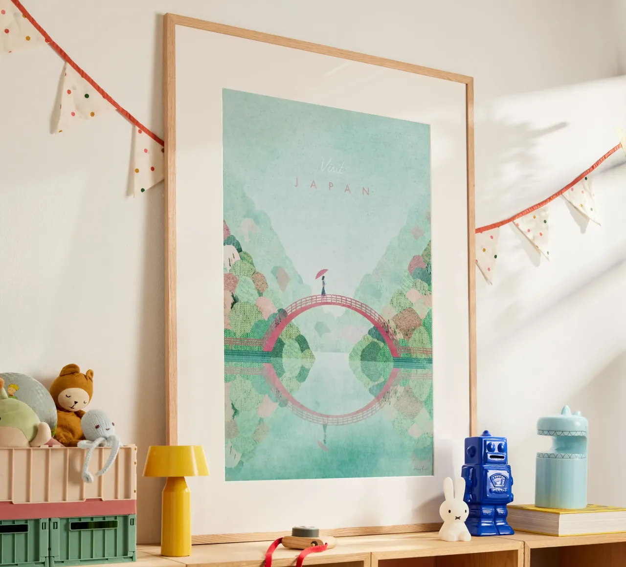 Japan, Autumn poster con telaio in plastica da Henry Rivers