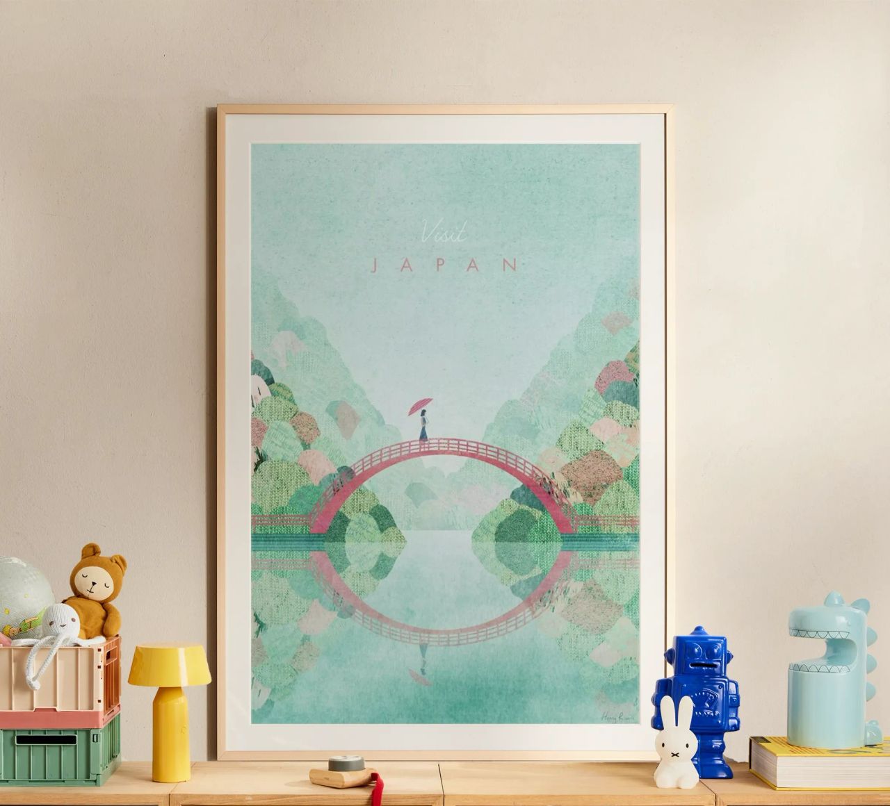 Japan, Autumn Poster von Henry Rivers