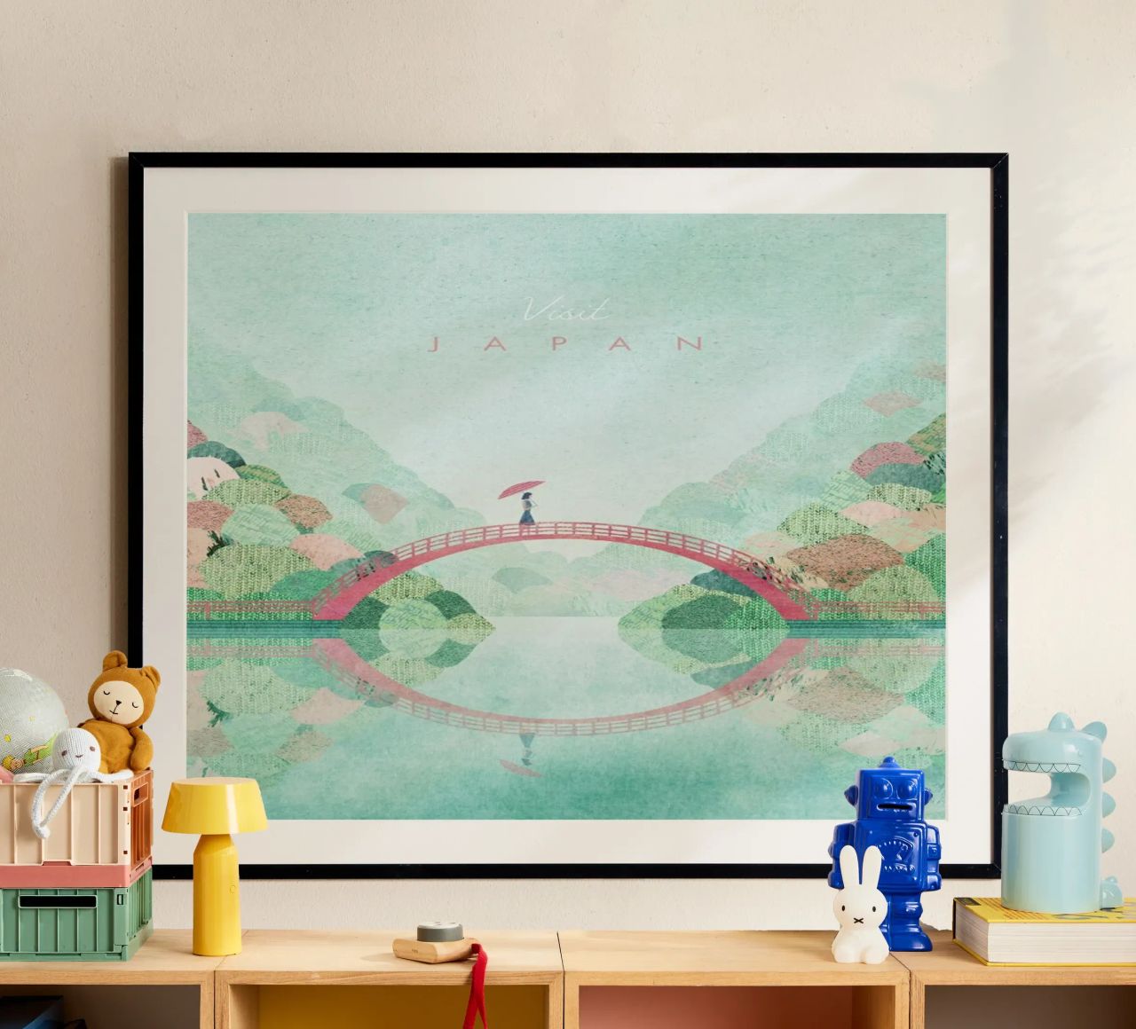Japan, Autumn Poster von Henry Rivers