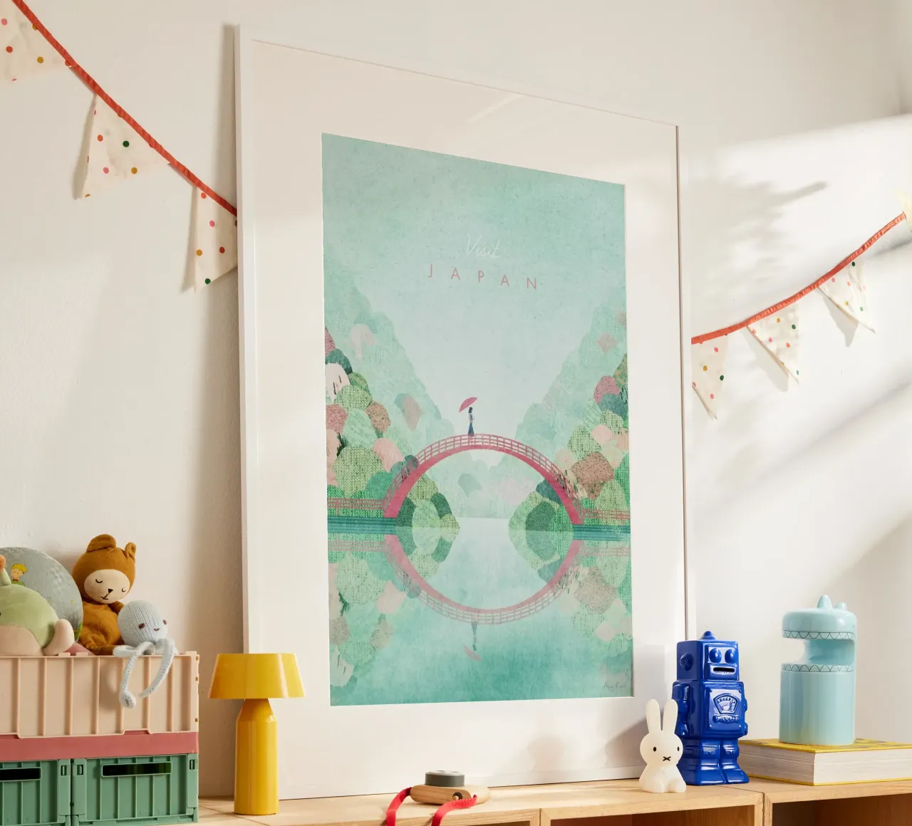 Japan, Autumn poster con telaio in plastica da Henry Rivers