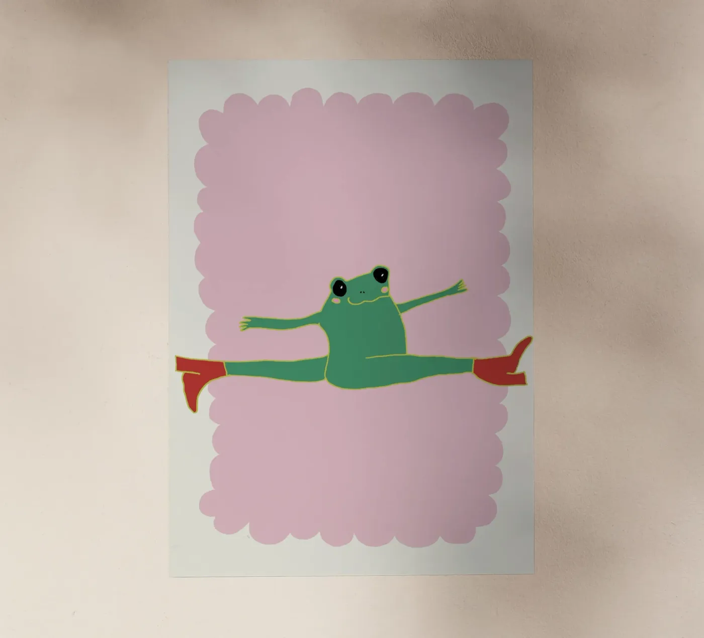 flying frog backlit folie van thesoulhugclub