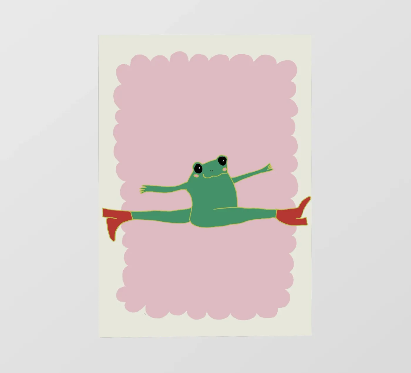 flying frog backlit folie van thesoulhugclub