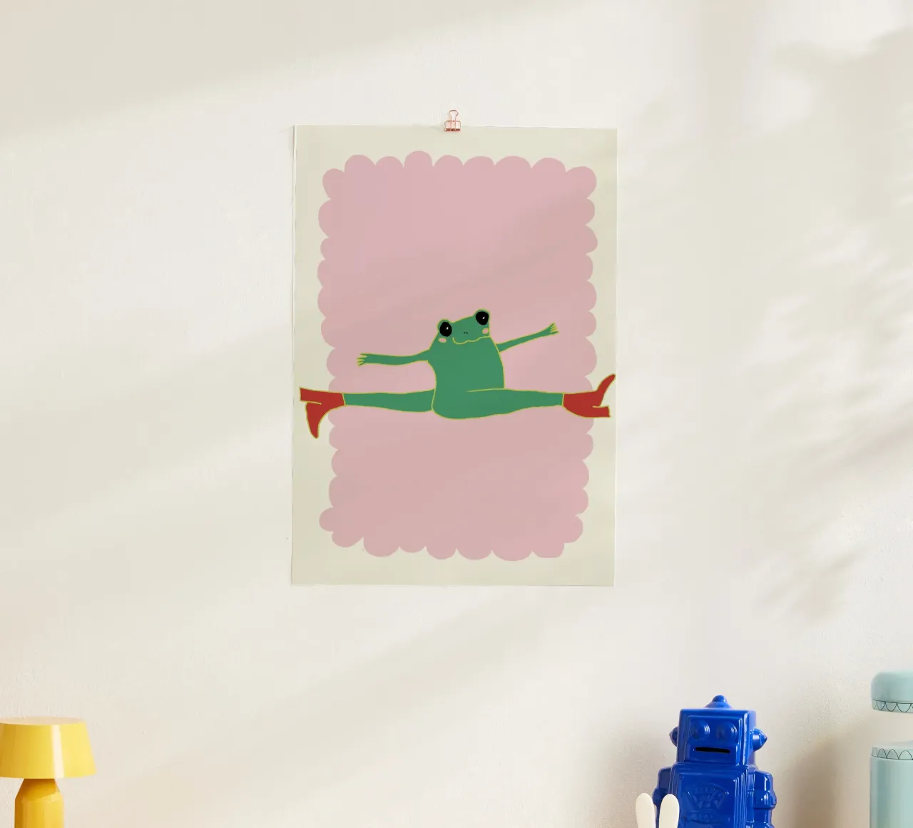 flying frog poster da thesoulhugclub