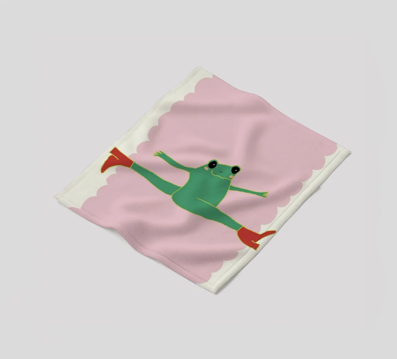 flying frog fleecedeken van thesoulhugclub