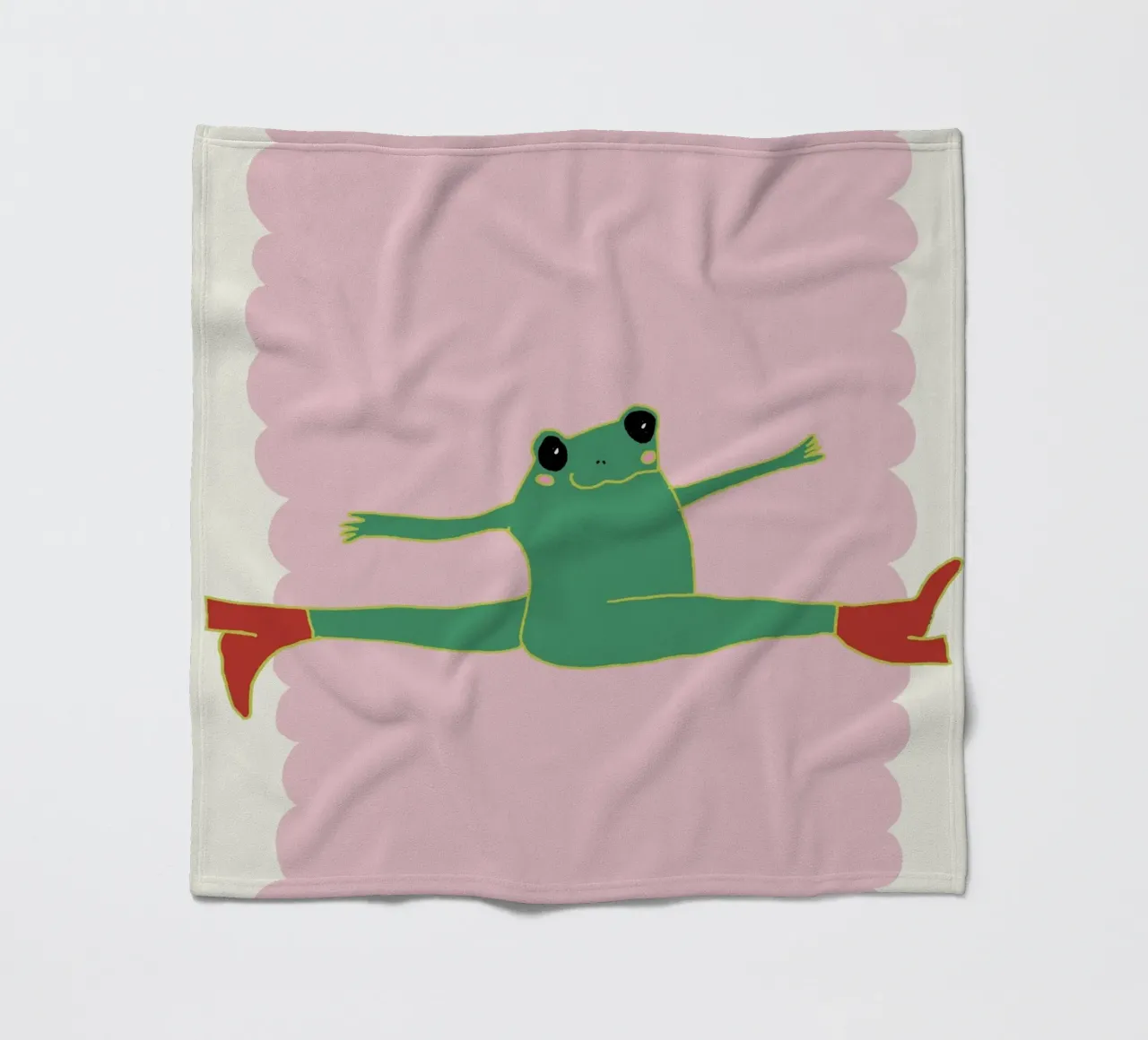 flying frog fleecedeken van thesoulhugclub