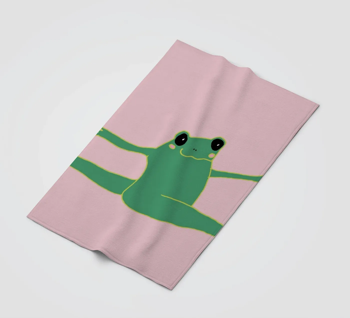 flying frog fleece blanket by thesoulhugclub