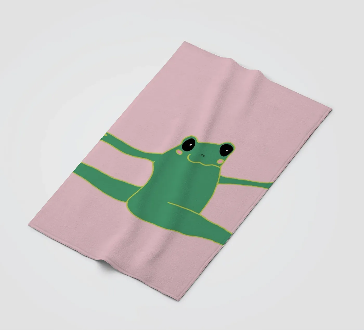 flying frog fleecedeken van thesoulhugclub