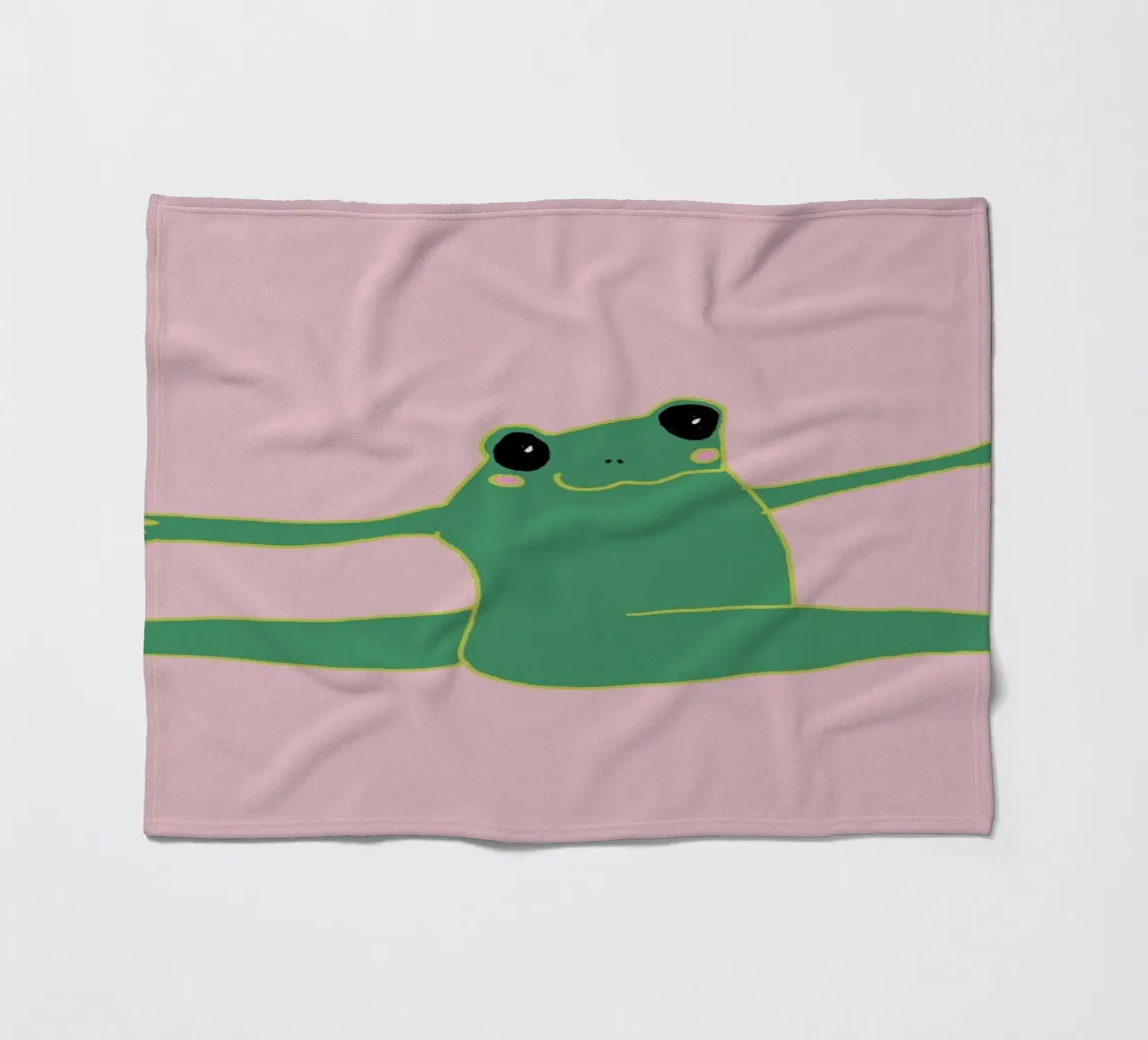 flying frog fleecedeken van thesoulhugclub