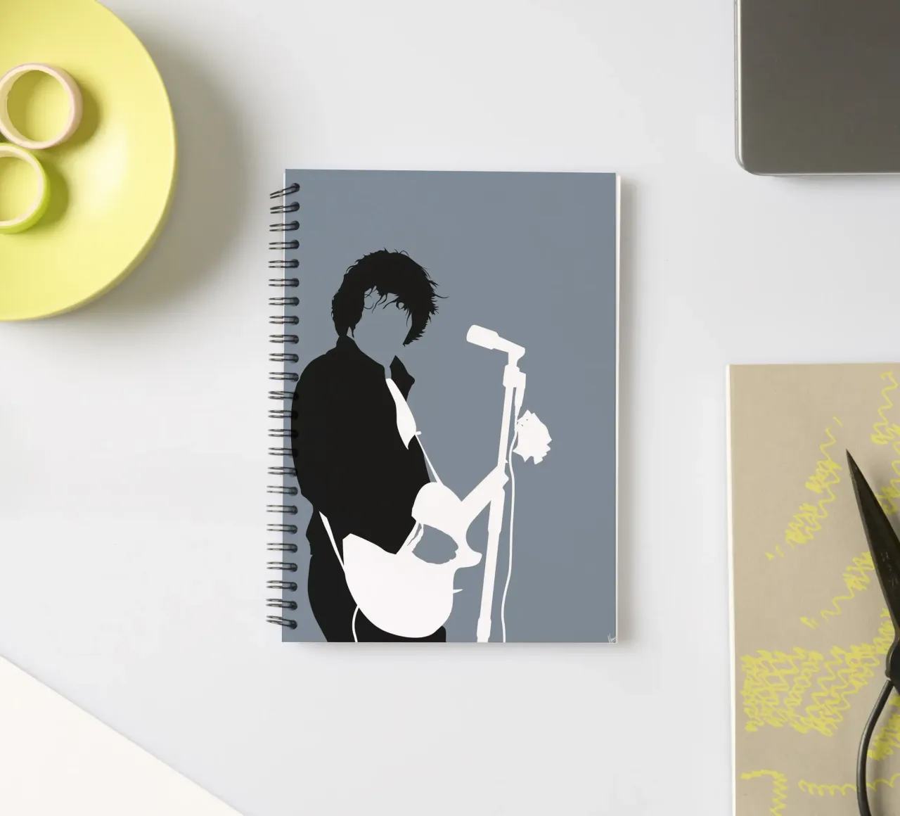 No137 Creedence Clearwater Revival spiral notebook by Iconic Rockstars