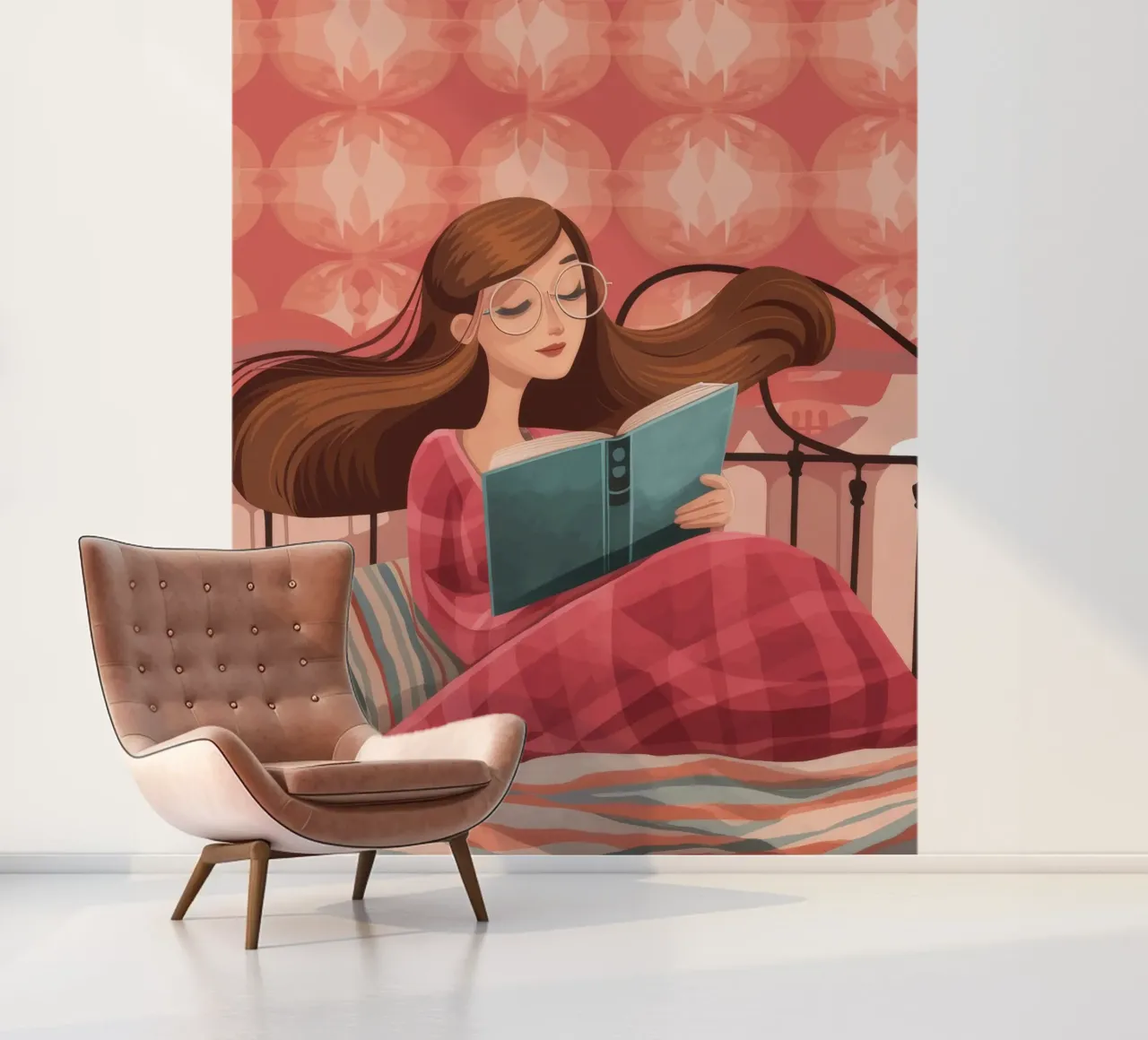Serene Reading Moment photo wallpaper by Atelier Tiga