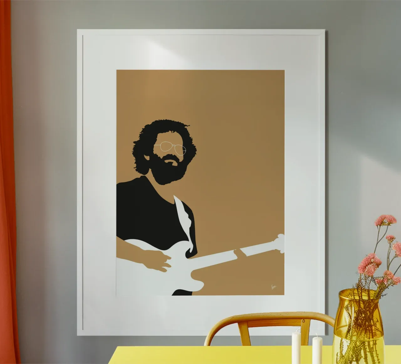 No140 Grateful Dead poster con telaio in alluminio da Iconic Rockstars