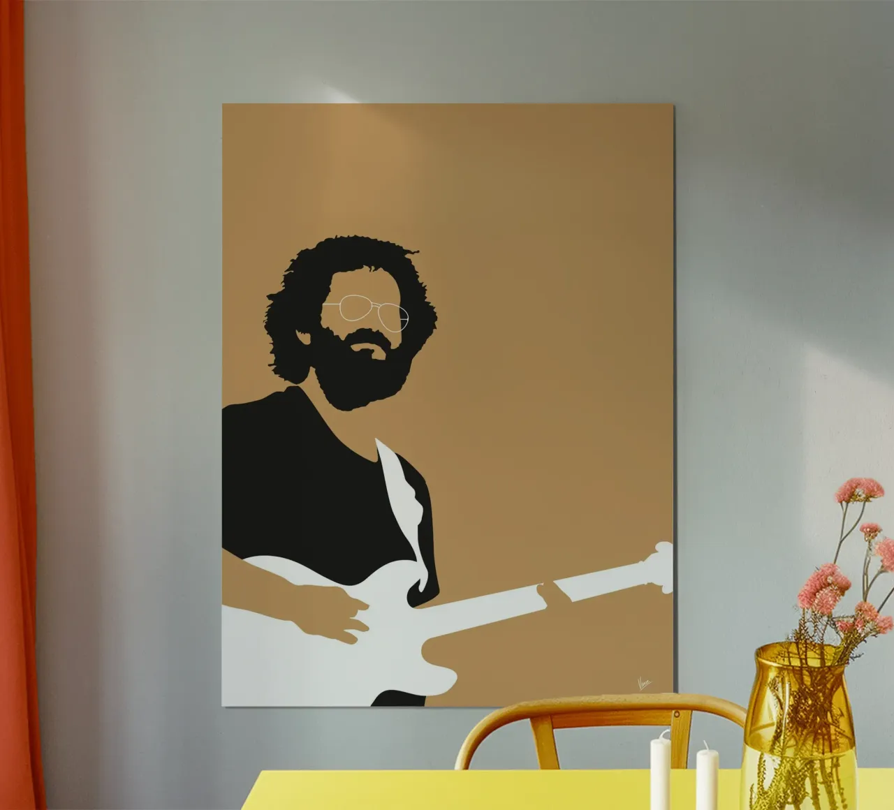 No140 Grateful Dead poster con telaio in alluminio da Iconic Rockstars