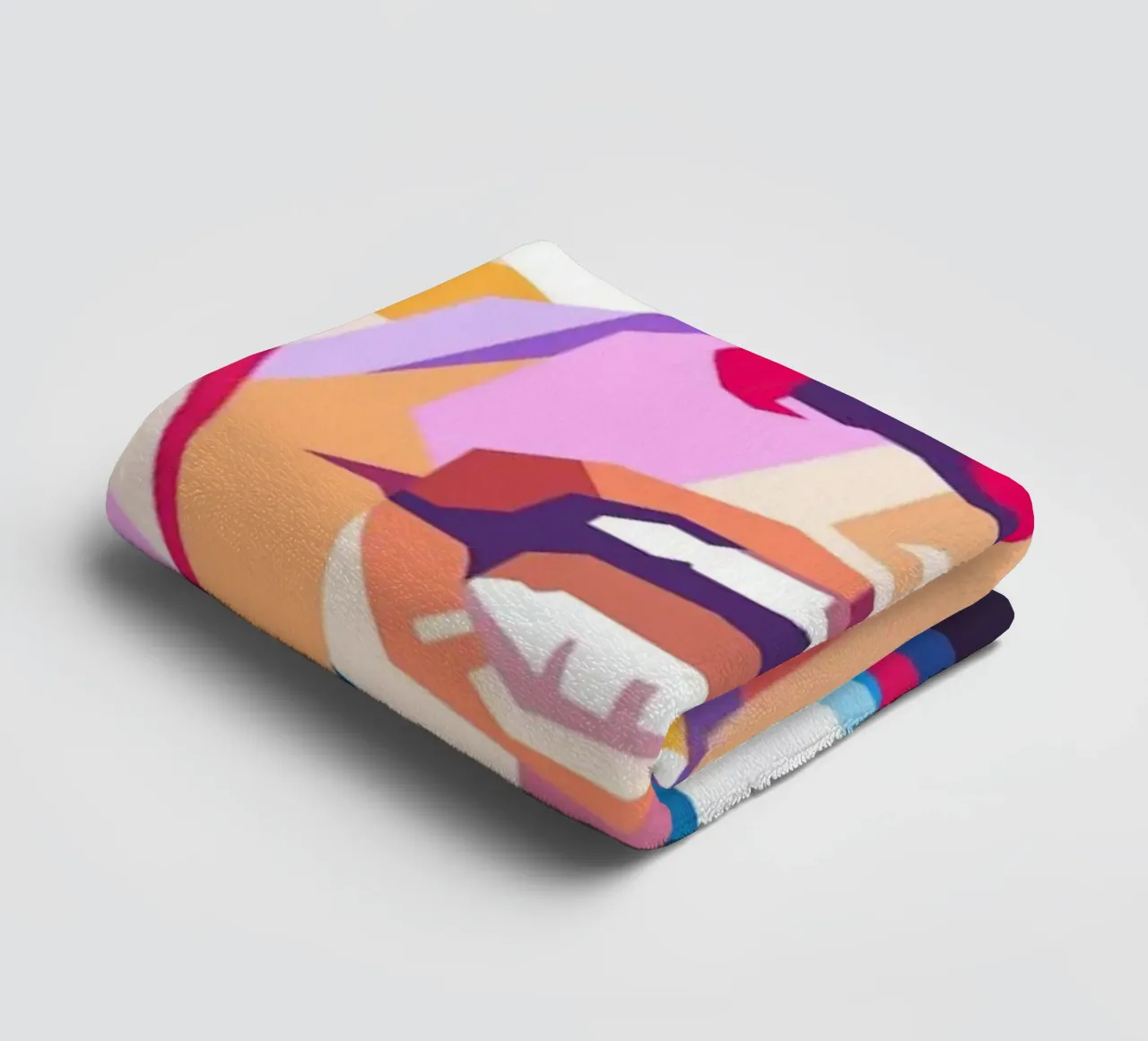 Mick Jagger pop art portrait towel by Hantamrata