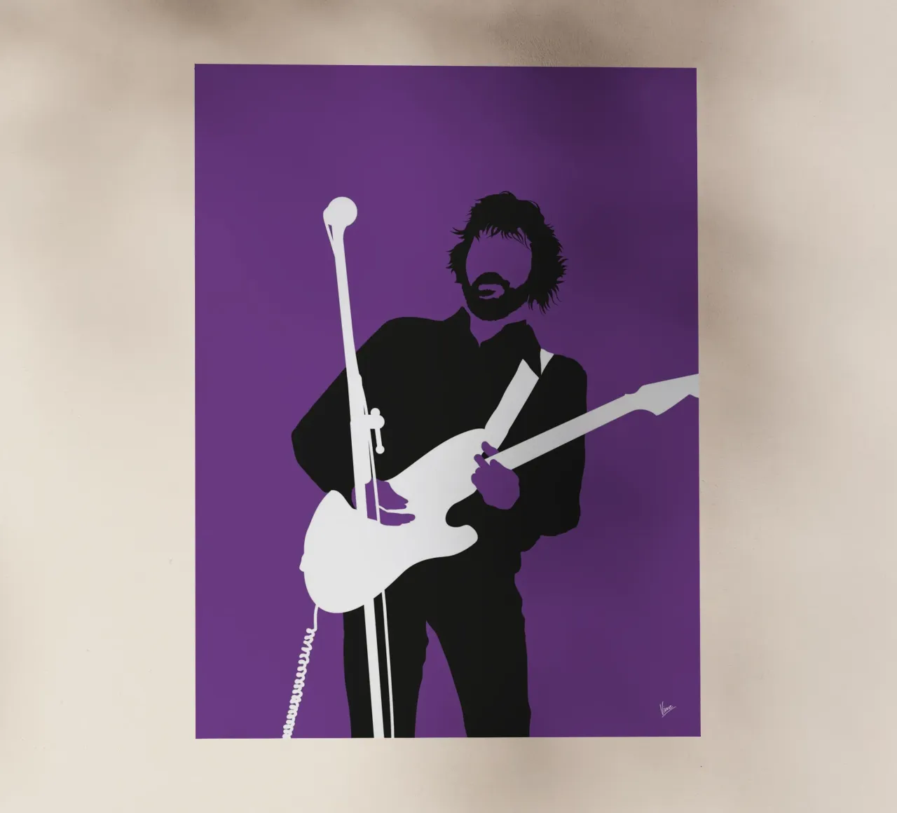 No141 ERIC CLAPTON pellicola backlit da Iconic Rockstars