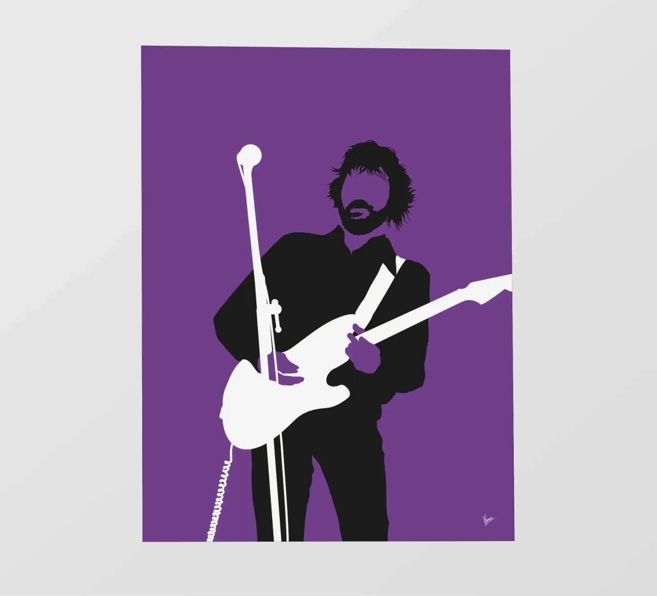 No141 ERIC CLAPTON pellicola backlit da Iconic Rockstars
